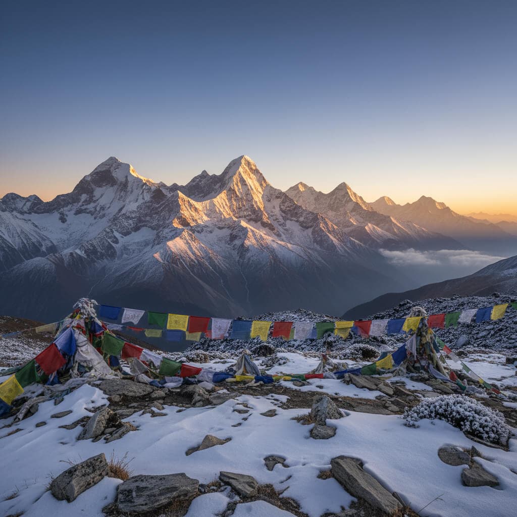 Annapurna Circuit trail scenery